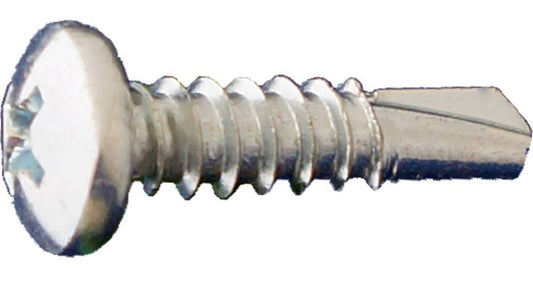 #6 x 5/8x22 Daggerz Phillips Pan Head Self Drill Screws Zinc